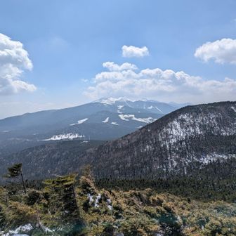 茶臼山と硫黄岳