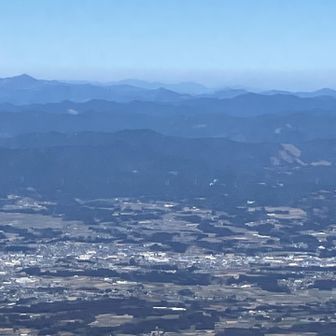 大崩山系も見えてる🧡