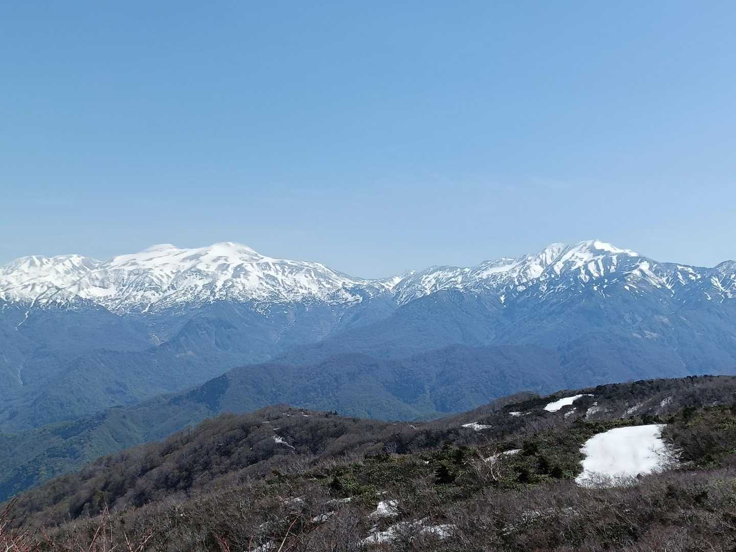 白山と別山