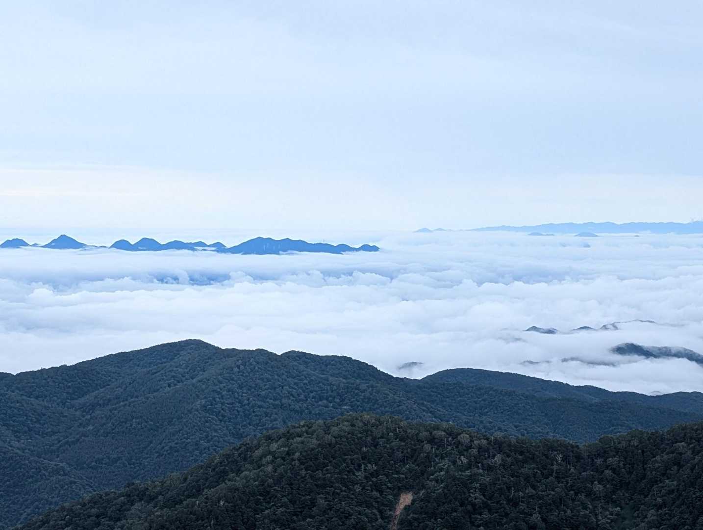 地蔵峠-地蔵山-堂岩山-猟師の頭-白砂山 往復コースの写真