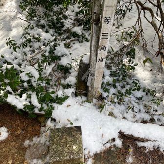 残念山頂の養老山頂