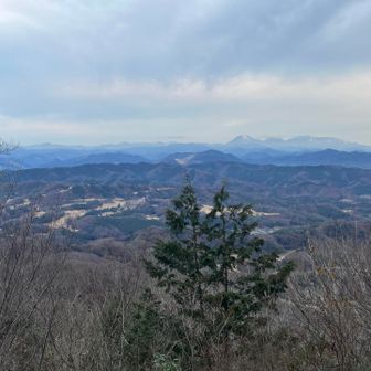 山頂からの展望、日光方面🏔⛰️🏔