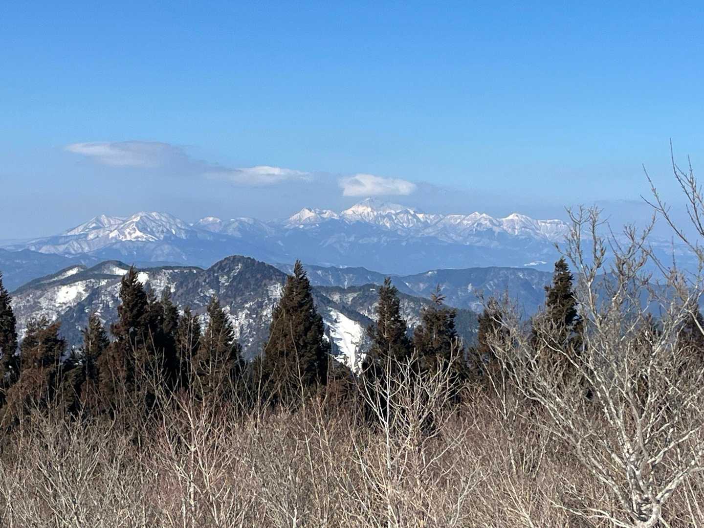 高清水トレイル登山口-大畝山-御林山 往復コースの写真