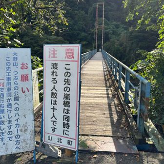金属の橋揺れるわけでもないので逆に怖い
