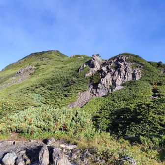 聖岳〜兎岳のコルからの兎岳