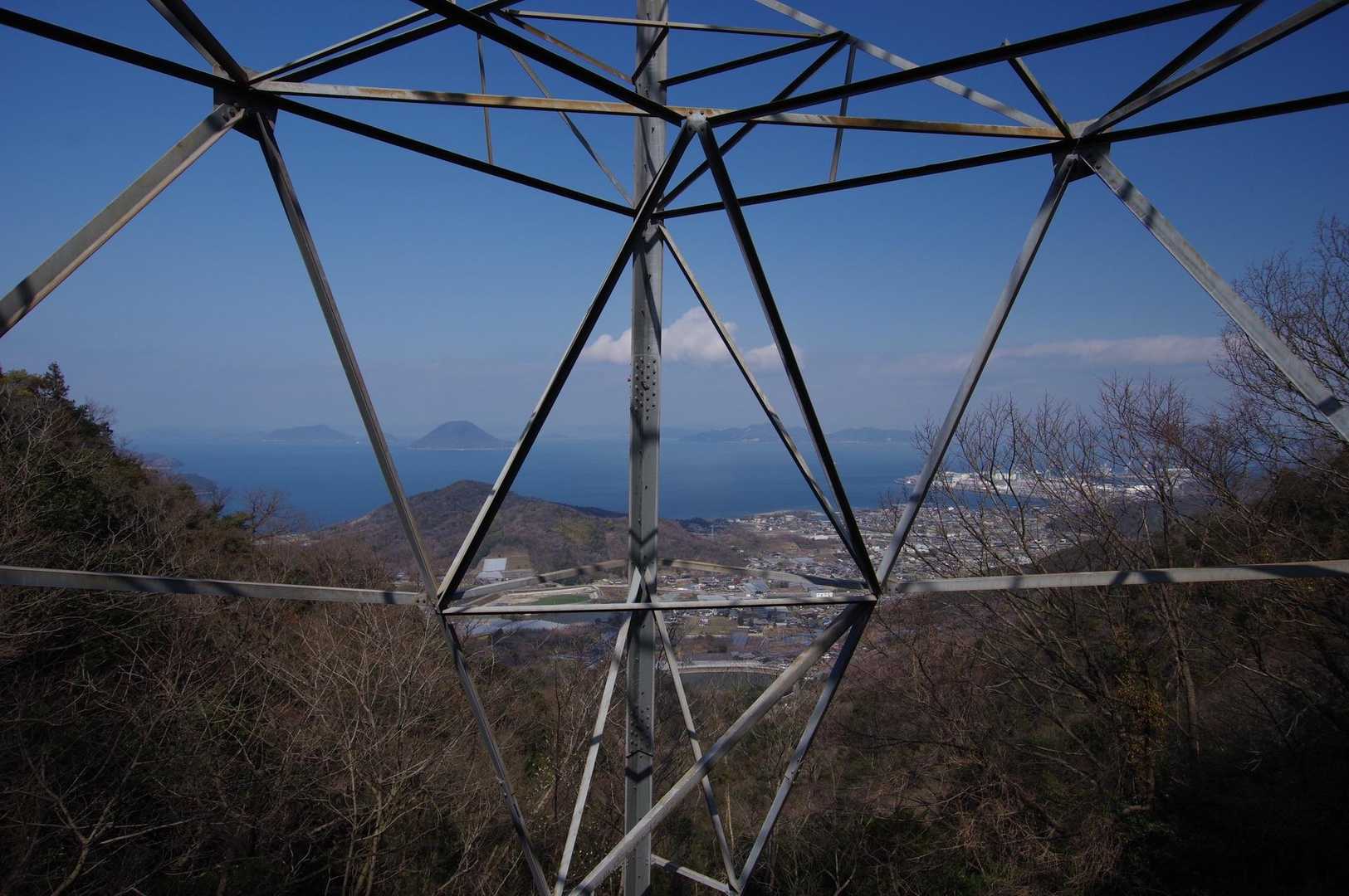 ルート上では唯一の北側展望ポイント