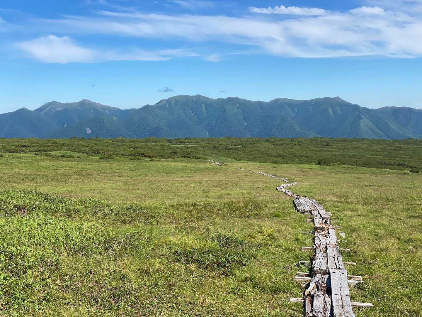 左　音更山まで見える