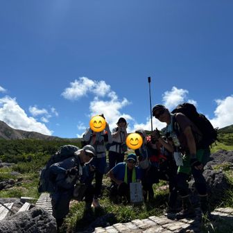 スイス庭園で記念撮影