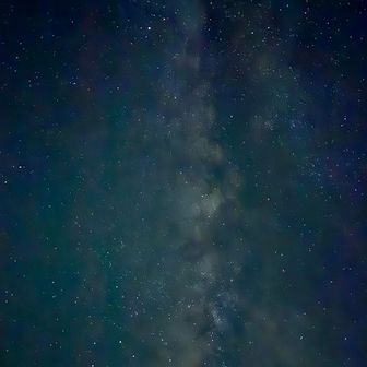 真上には天の川🤩