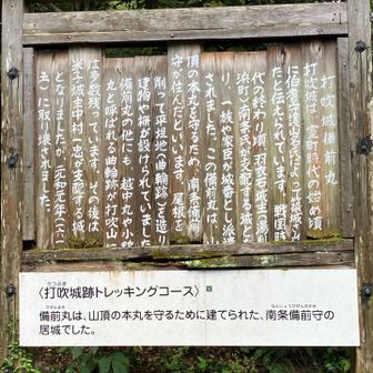 打吹城の備前丸