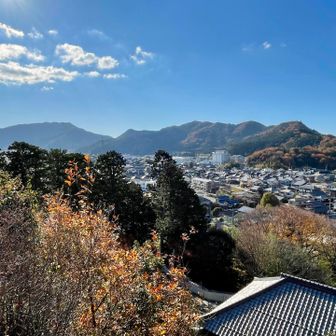 長勝寺山からの眺め！今日歩いた東近江トレイルが一望⛰️