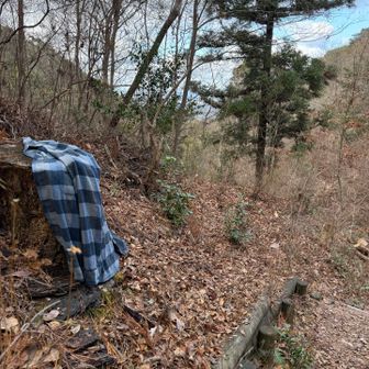 ゴミ捨てるな！その2
忘れ物？見た感じでは新そうだが。