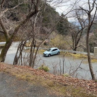 駐車場に帰還。朝と一緒で第2駐車場には私が乗ってきたタイムズカーのみです。
