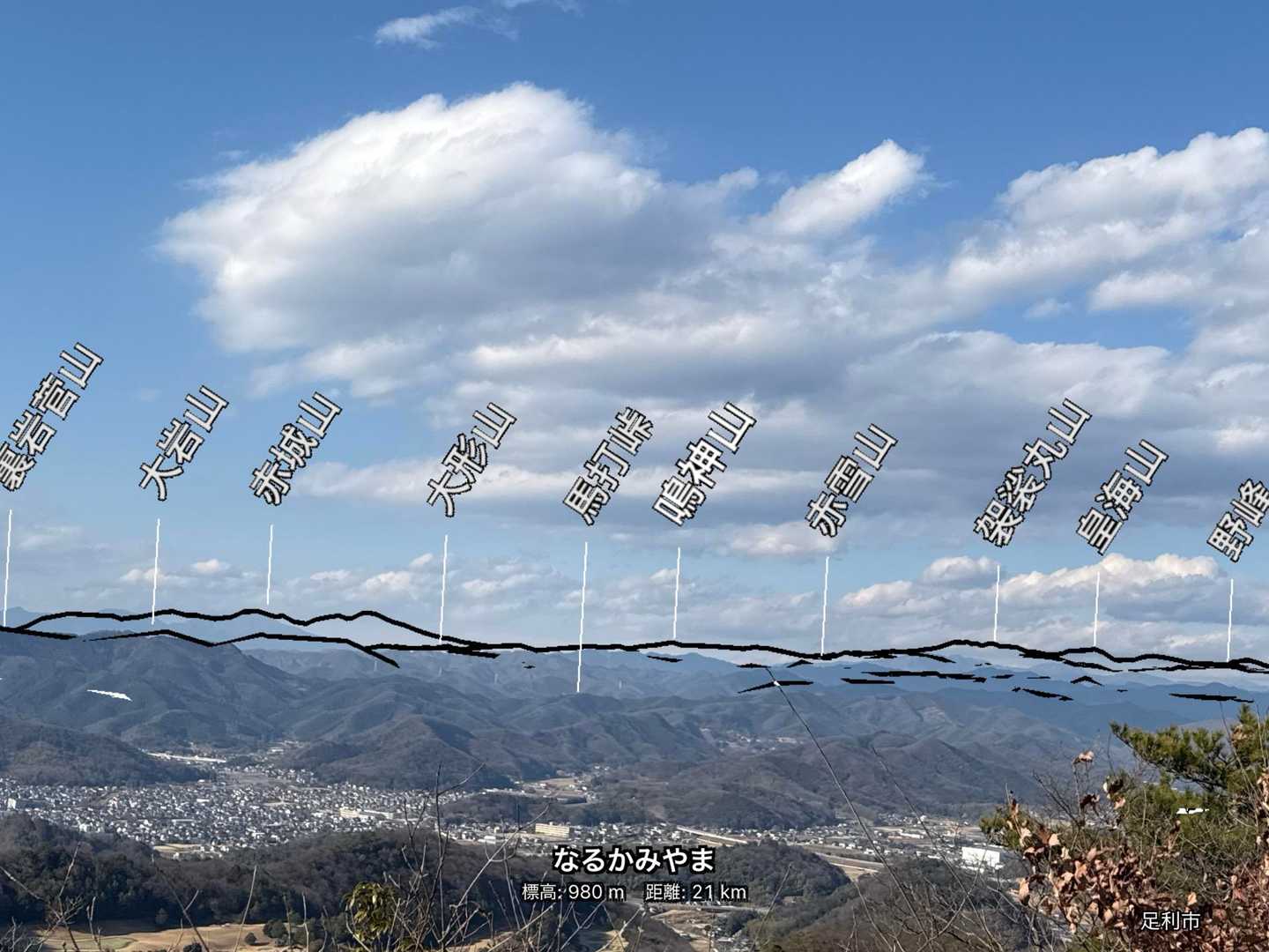 大坊山 往復コースの写真