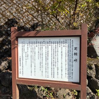 足柄峠着
足柄駅から