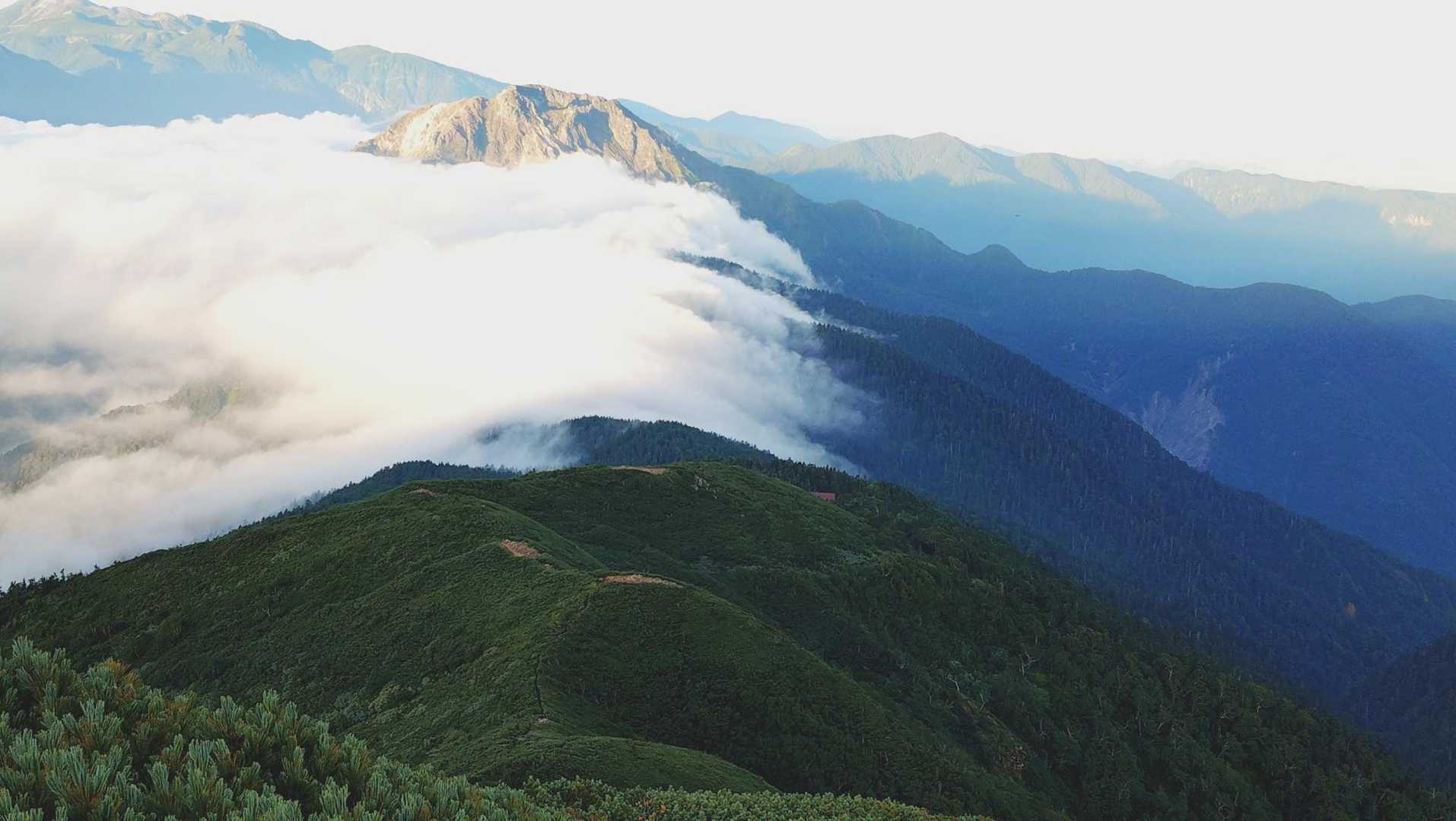西穂高口駅-西穂丸山-西穂独標-上高地西穂高岳登山口 縦走コースの写真