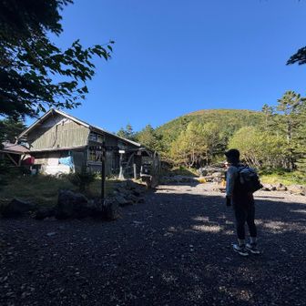 蓼科山荘到着