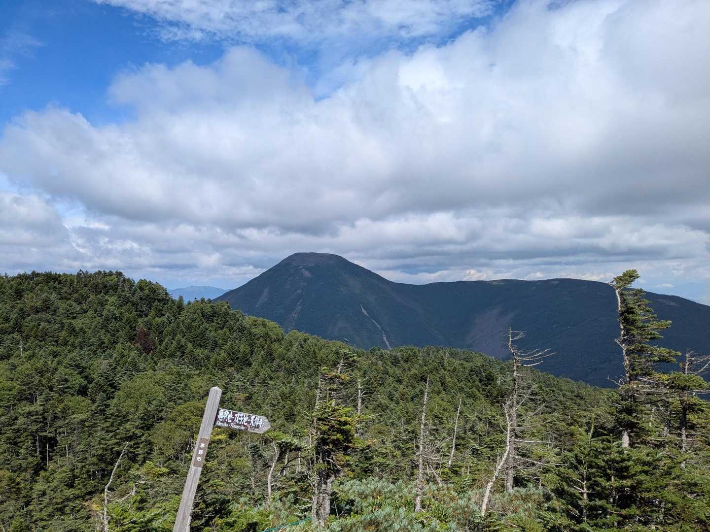 蓼科山が良く見えます✨