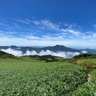 石鎚山方面