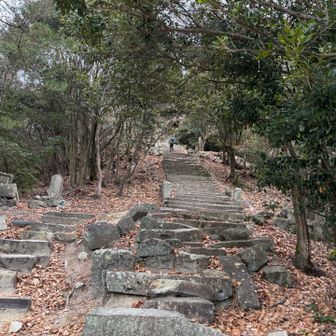 岩谷観音への階段
