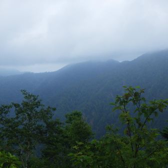 苗場に向かう尾根