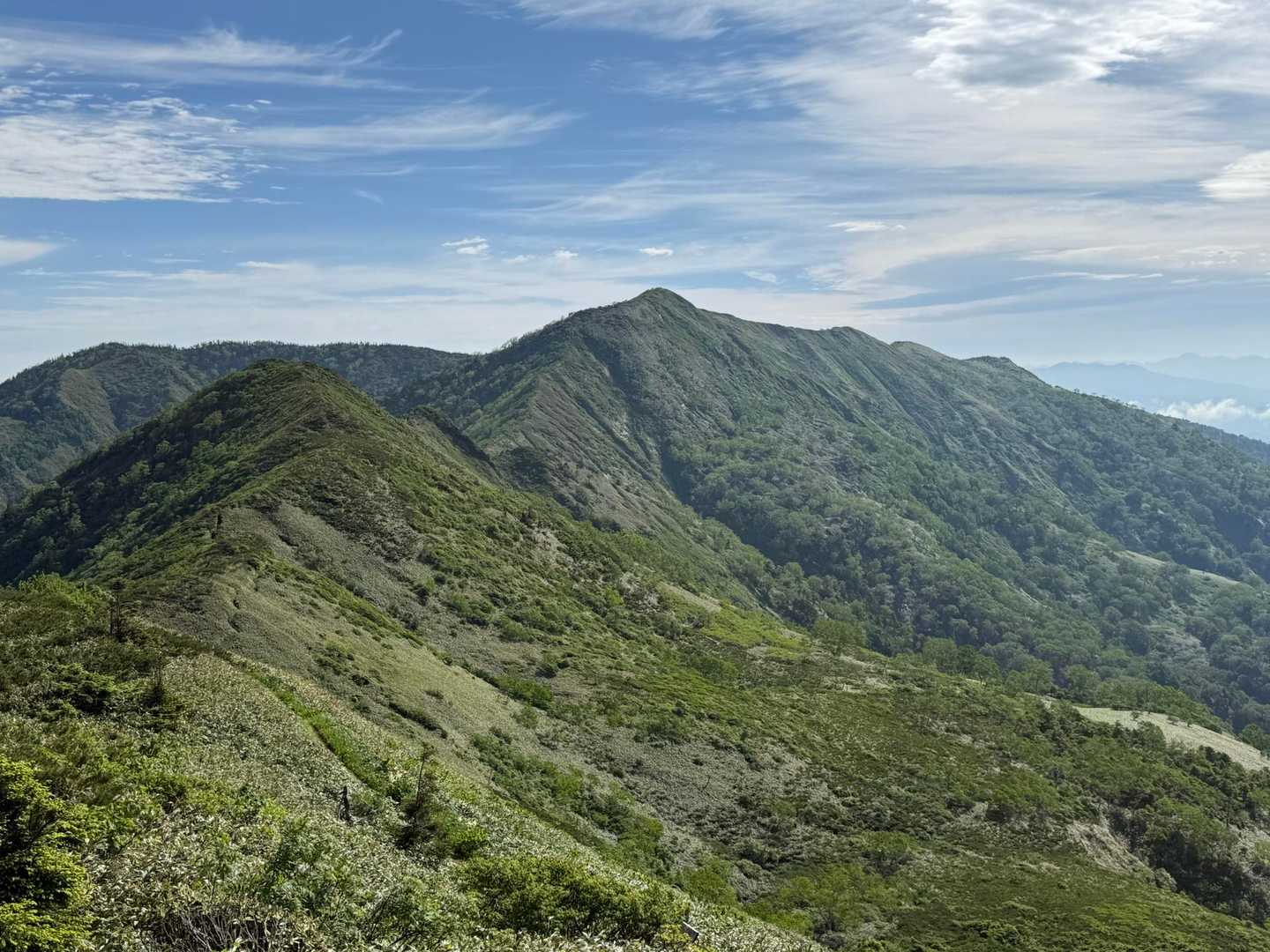 ただ堂岩山から少し進むと一気に展望が開ける