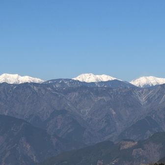 聖岳　　　　　　　　赤石岳　　　　悪沢岳