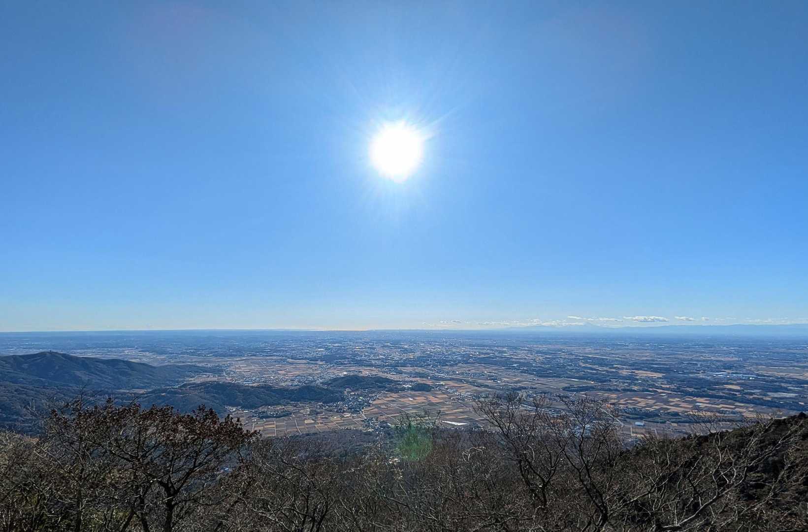 関東平野一望
女体山より