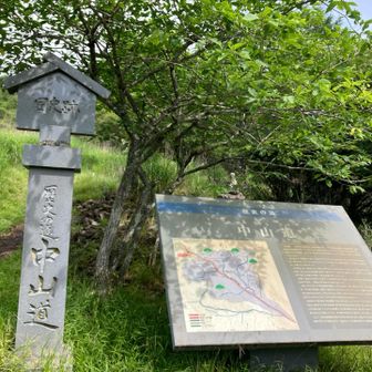 中山道に出た‼😳