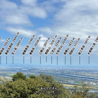 明日登る山は霞んで見えない😶‍🌫️
