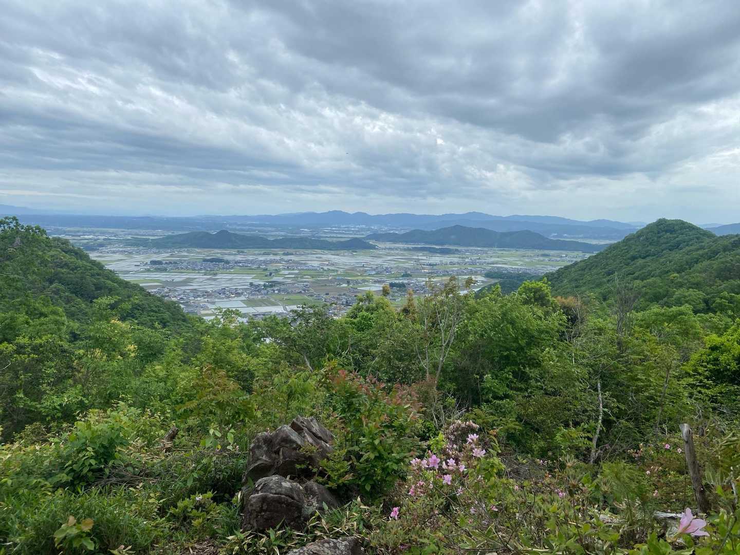 『箕作山』の眺望