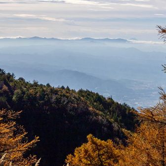 樹林帯を抜けると
富士山と南アルプスの山々🥰
幸先よーし！！