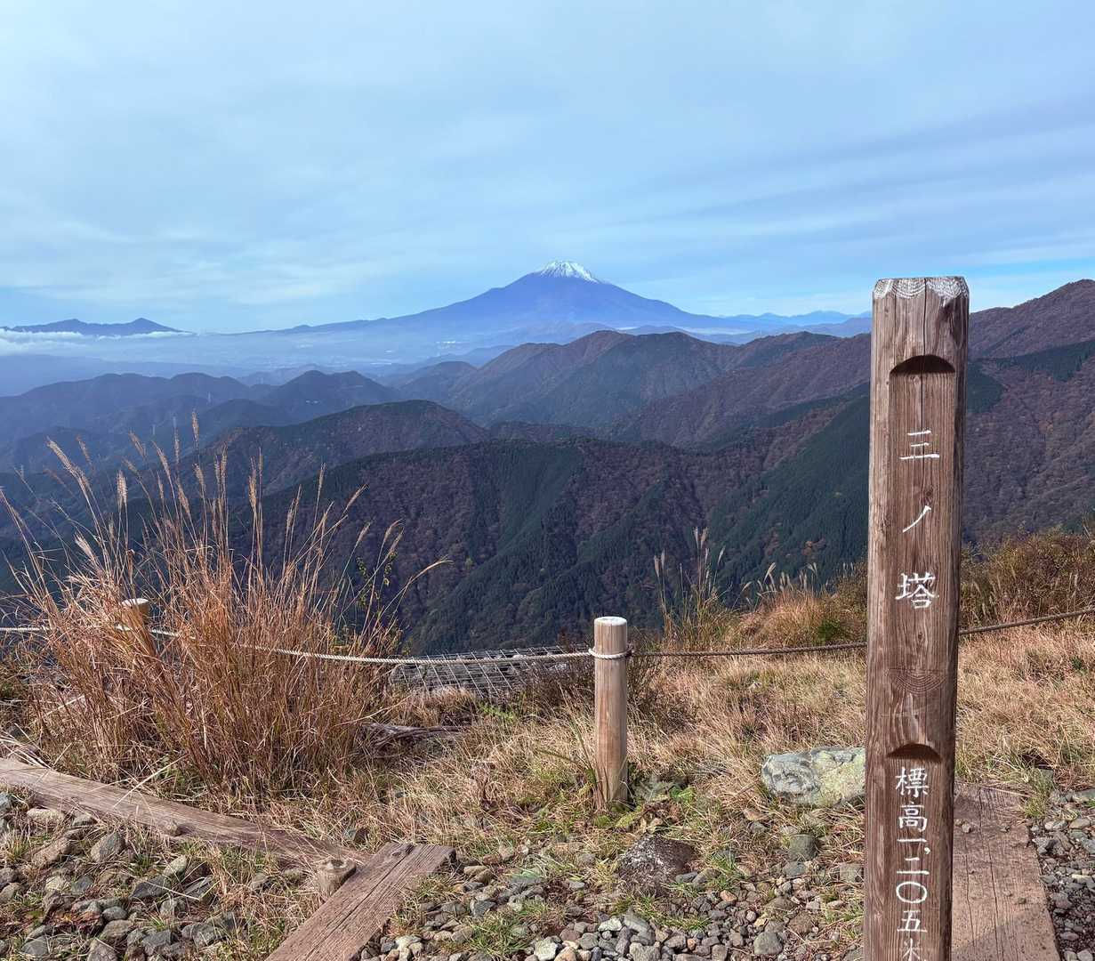 大倉バス停-三ノ塔-塔ノ岳-堀山 周回コースの写真