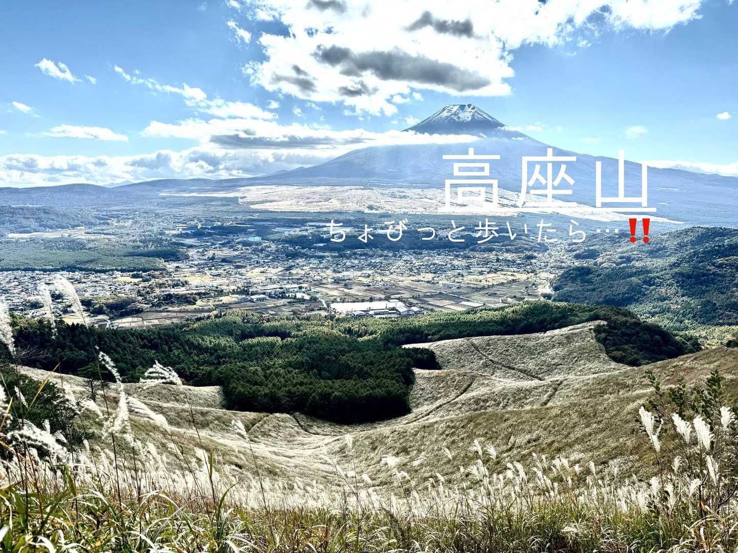 鳥居地峠-高座山 往復コースの写真