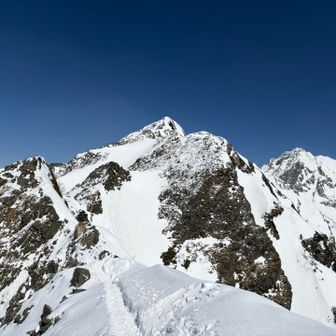 雪庇やカールが怖い😨