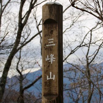 大山三峰山 標識アップ。

やはり硬派で渋い。まるで俳優さんに例えると…
トニー・アルメイダ←２４ww🤣