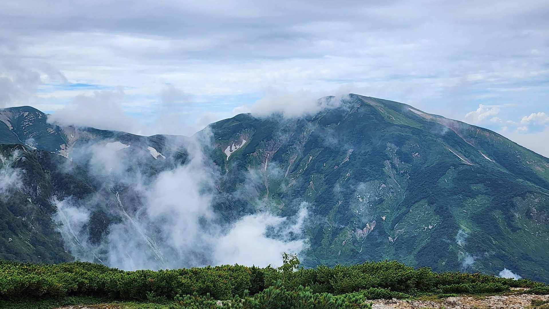 栂池ロープウェイ 自然園駅-栂池登山道入口-天狗原-乗鞍岳 往復コースの写真