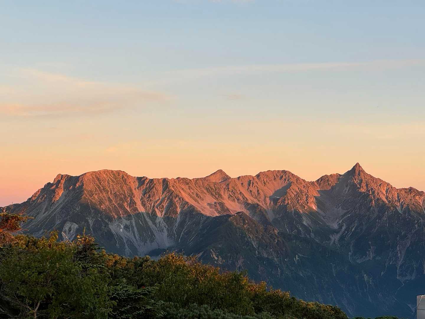 蝶ヶ岳 | 苔むした森を抜けてなだらかな稜線に立てば、槍・穂高連峰の大パノラマの写真