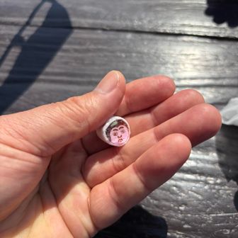 金太郎飴貰いました😊