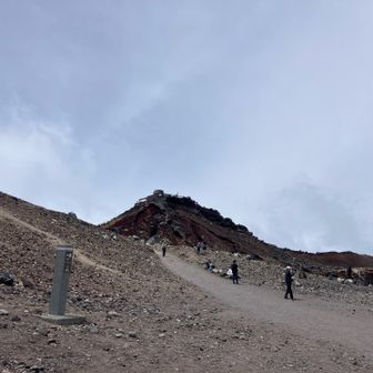 混んでるので剣ヶ峰にはいきません