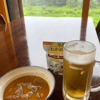 お風呂と生ともつ煮が沁みるほど美味かった🍺