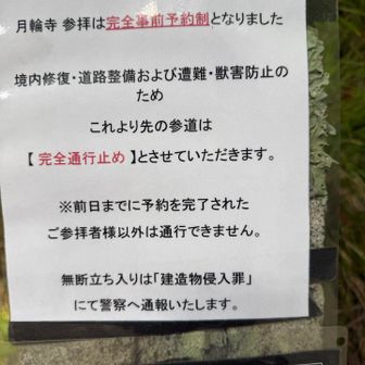 月輪寺さんにアポ取ってないから
今日は表参道を降りるしかないか…

空也の滝はあきらめよう