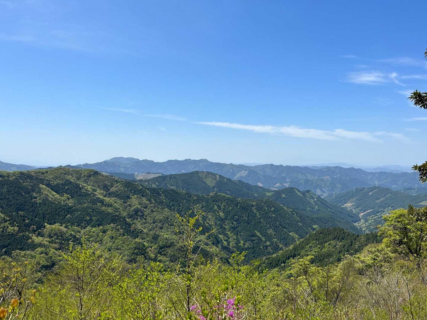 御前岳登山口-御前岳-釈迦岳-釈迦岳-矢部越登山口 縦走コースの写真