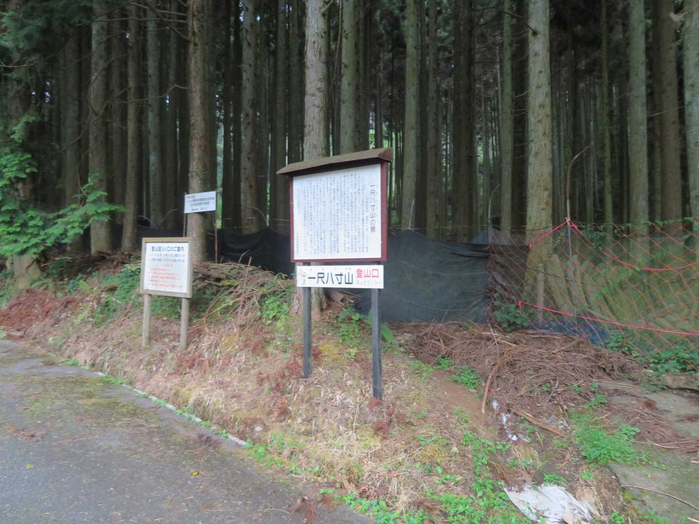 登山口です。
