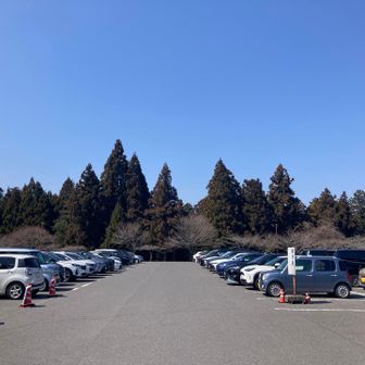 駐車場に帰ってきました。