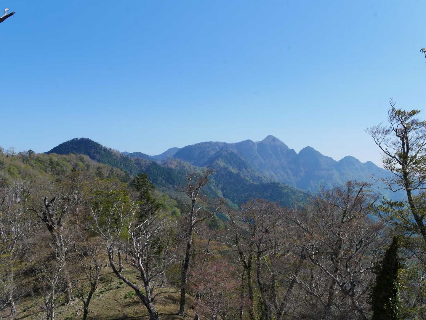 大峯奥駈道からの行者還岳と大普賢岳⛰️