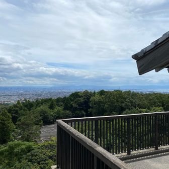 よい眺め👀
向こうに大和葛城山、金剛山見えてます⛰️