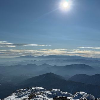 安達太良連峰〜吾妻連峰が浮かんでいる🏔️