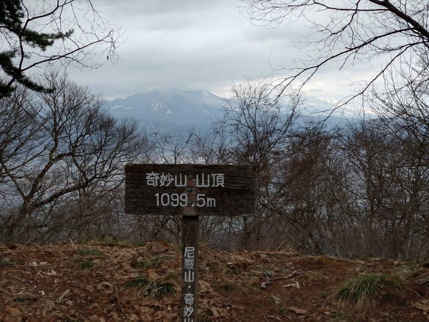 到着！伐採したためか?以前より眺望開けたような。
