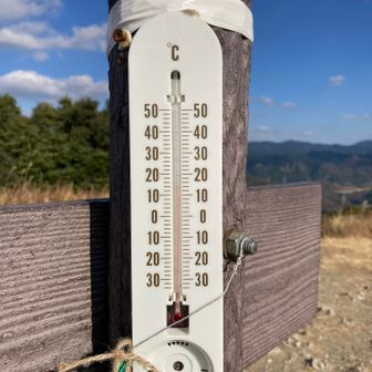 こちらはバッチリ日が当たる☀️帰りに見たら16℃でした